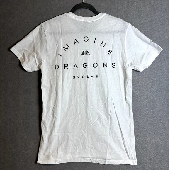 Imagine Dragons Band Evolve TShirt White Summer Men's Medium - Picture 3 of 4